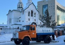В Крещение в Нижневартовске развезли более 1,5 тысяч кубов воды